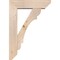 Ekena Millwork Olympic Slat Smooth Bracket w/ Offset Brace, Douglas Fir, 7 1/2"W x 28"D x 40"H BKT0806X28X40OLY06SDF - alternate 4